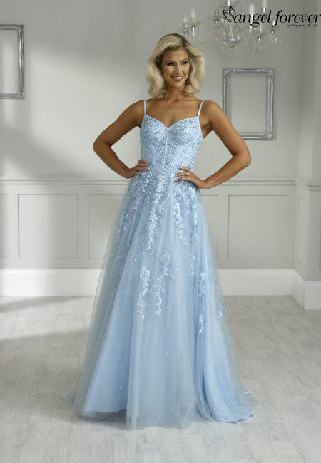 Angel Forever Ice Blue Ballgown